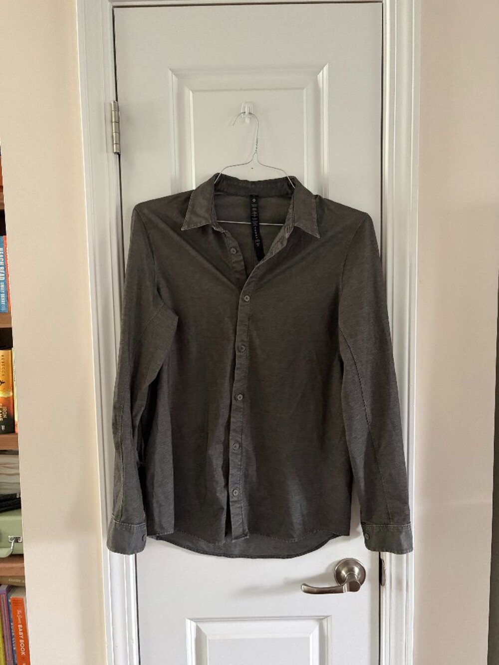 Lululemon Grey Button Up